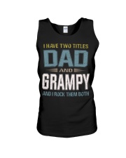 I have two titles Dad and Grampy - RV10 Unisex Tank thumbnail