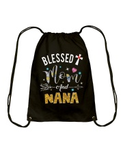 Blessed Mom and nana Drawstring Bag tile
