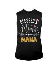 Blessed Mom and nana Sleeveless Tee tile