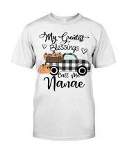 Blessings Call me Nanae pumpkin truck Classic T-Shirt front
