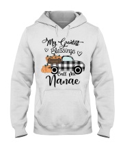 Blessings Call me Nanae pumpkin truck Hooded Sweatshirt tile