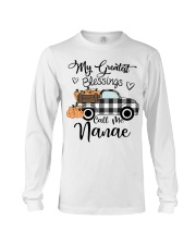 Blessings Call me Nanae pumpkin truck Long Sleeve Tee tile
