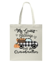 Blessings call me Grandmother pumpkin truck Tote Bag tile