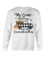 Blessings call me Grandmother pumpkin truck Crewneck Sweatshirt tile