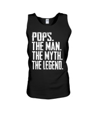 Pops - The Man - The Myth - V2 Unisex Tank tile