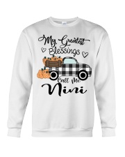 Blessings call me Nini pumpkin truck Crewneck Sweatshirt tile