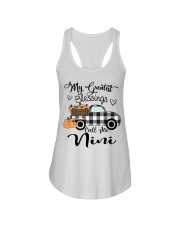 Blessings call me Nini pumpkin truck Ladies Flowy Tank tile