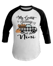 Blessings call me Nini pumpkin truck Baseball Tee tile