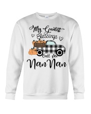 Blessings Call me NanNan pumpkin truck Crewneck Sweatshirt tile