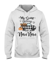 Blessings Call me NanNan pumpkin truck Hooded Sweatshirt tile