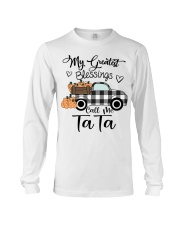 Blessings Call me Tata pumpkin truck Long Sleeve Tee tile