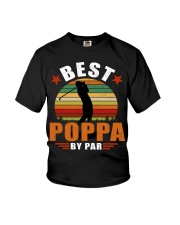 Best Poppa By Par Youth T-Shirt thumbnail