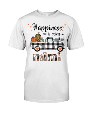 Happiness is being a Mimi Pumpkins Truck V2 Classic T-Shirt front