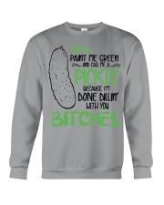Paint me Green Crewneck Sweatshirt thumbnail