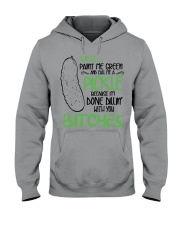 Paint me Green Hooded Sweatshirt thumbnail
