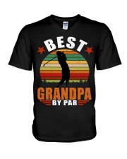 Best Grandpa By Par V-Neck T-Shirt thumbnail