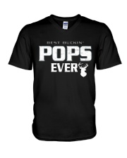 Best buckin' Pops ever RV1 V-Neck T-Shirt thumbnail