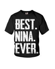 New - Best Nina Ever Youth T-Shirt thumbnail