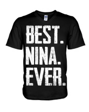 New - Best Nina Ever V-Neck T-Shirt thumbnail