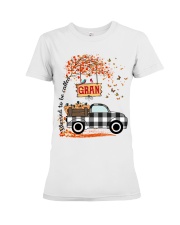Blessed gran Fall Truck Premium Fit Ladies Tee tile