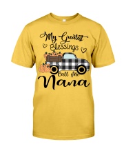 Blessings Call me Nana pumpkin truck Classic T-Shirt front