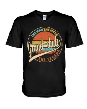 Grand-dude - The Man - The Myth V-Neck T-Shirt thumbnail