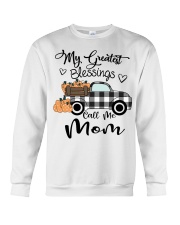 Blessings call me Mom pumpkin truck Crewneck Sweatshirt tile