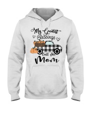 Blessings call me Mom pumpkin truck Hooded Sweatshirt tile