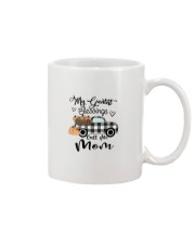 Blessings call me Mom pumpkin truck Mug tile