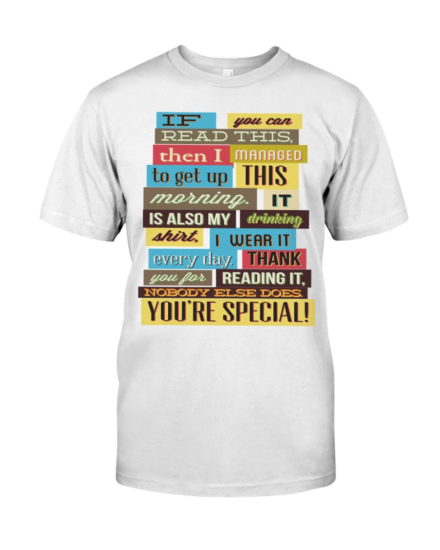 Text Tee Classic T-Shirt