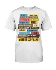 Text Tee Classic T-Shirt front