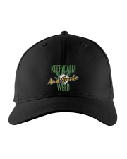 Keep Calm Smoke Weed Embroidered Hat front