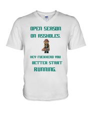 Open Season V-Neck T-Shirt thumbnail