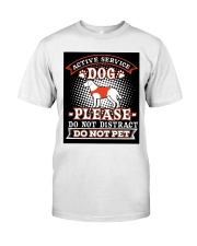 Active Service Dog Classic T-Shirt front