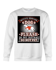 Active Service Dog Crewneck Sweatshirt thumbnail