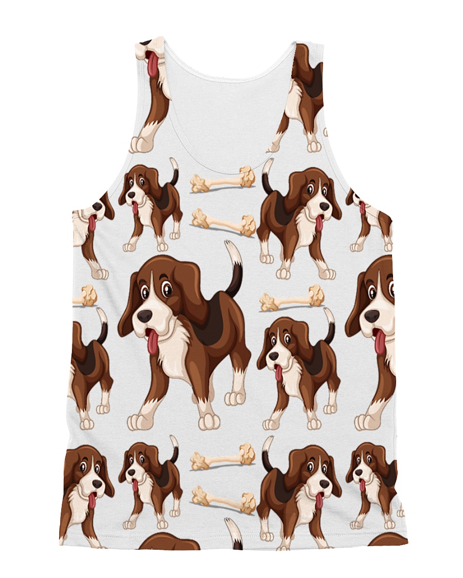 Dogs And Bones All-over Unisex Tank