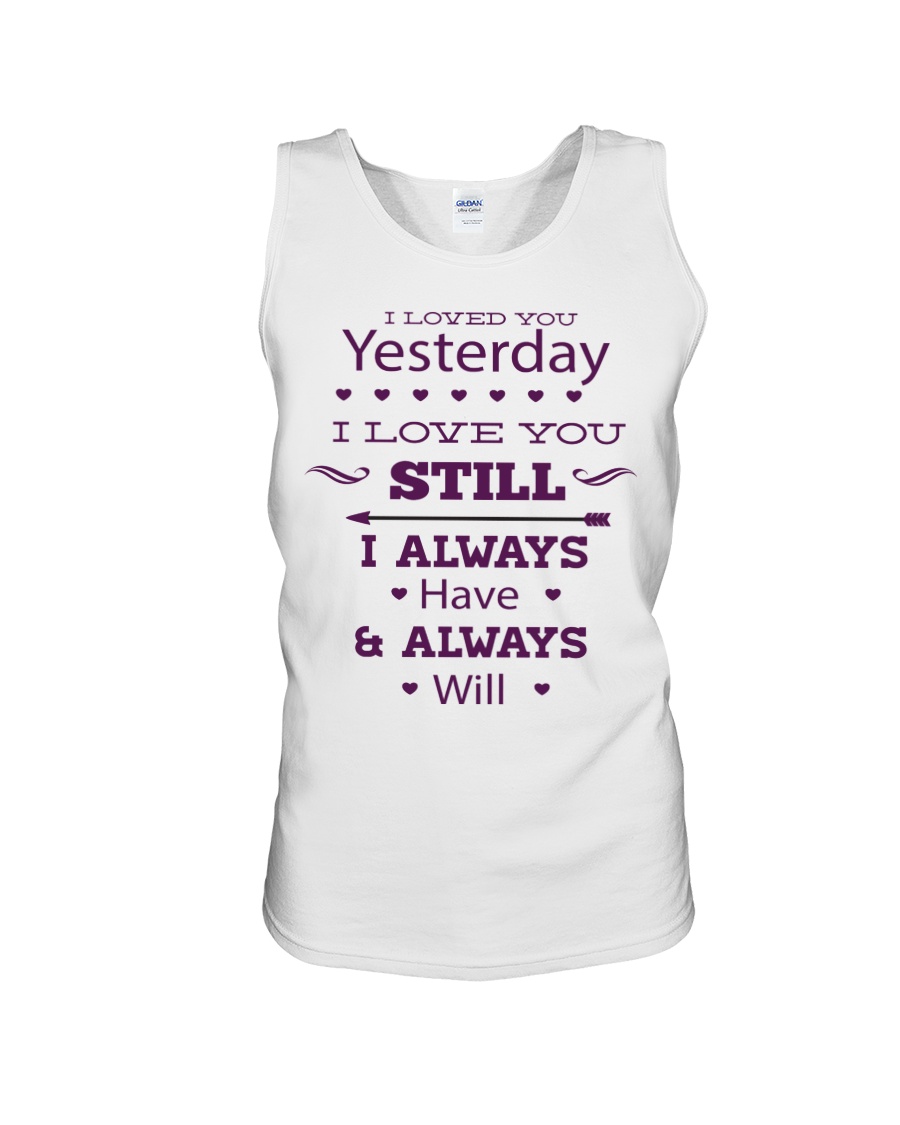 I Love You Unisex Tank