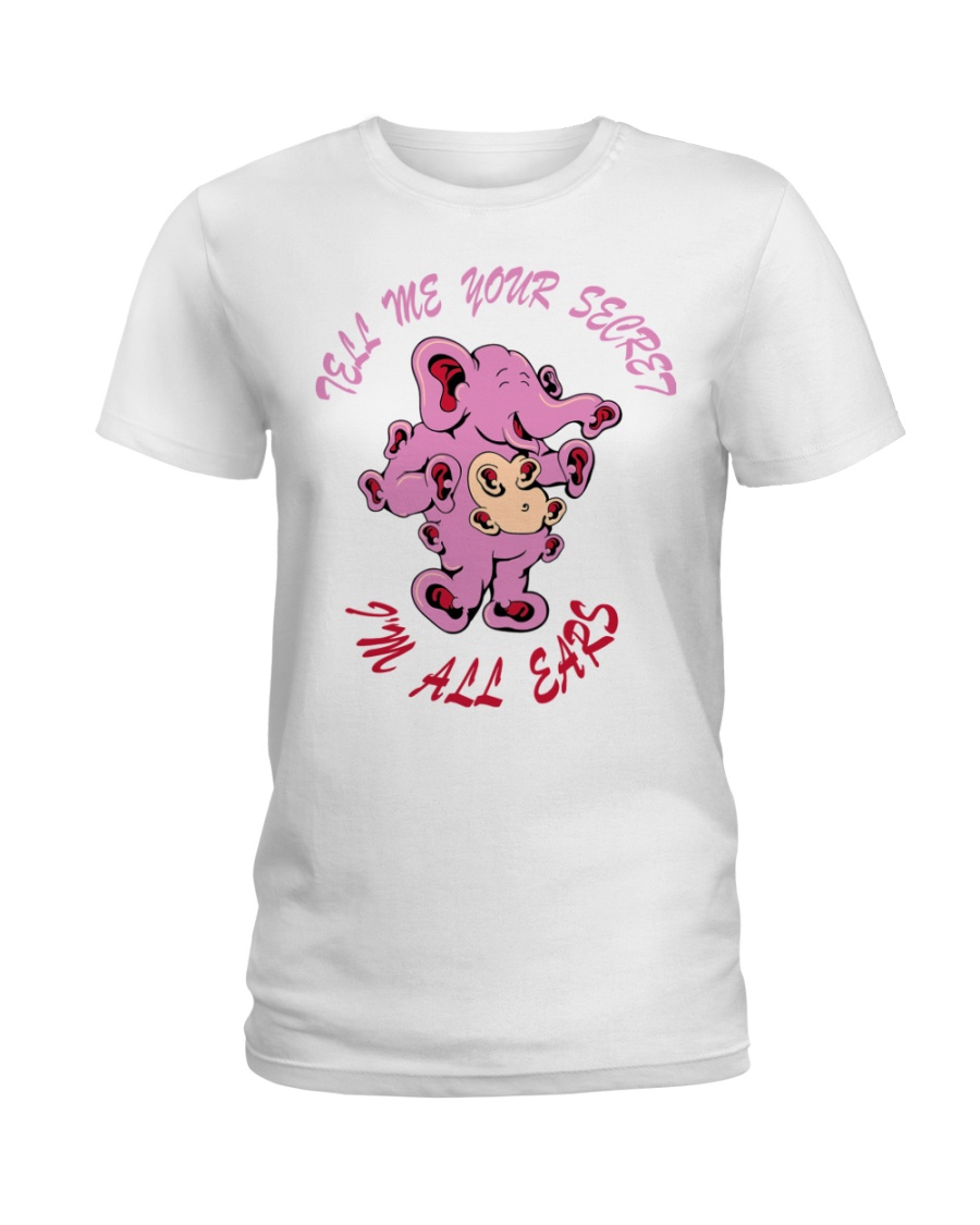 Tell Me Your Secrets Ladies T-Shirt