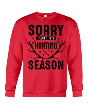 Sorry I can't Crewneck Sweatshirt front