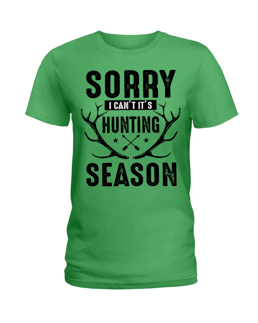 Sorry I can't Ladies T-Shirt