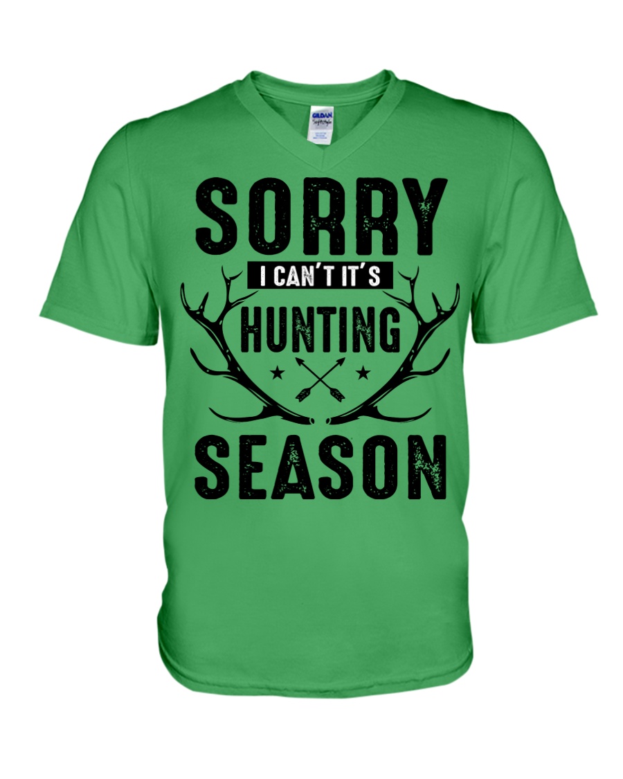 Sorry I can't V-Neck T-Shirt