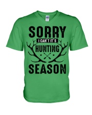 Sorry I can't V-Neck T-Shirt front