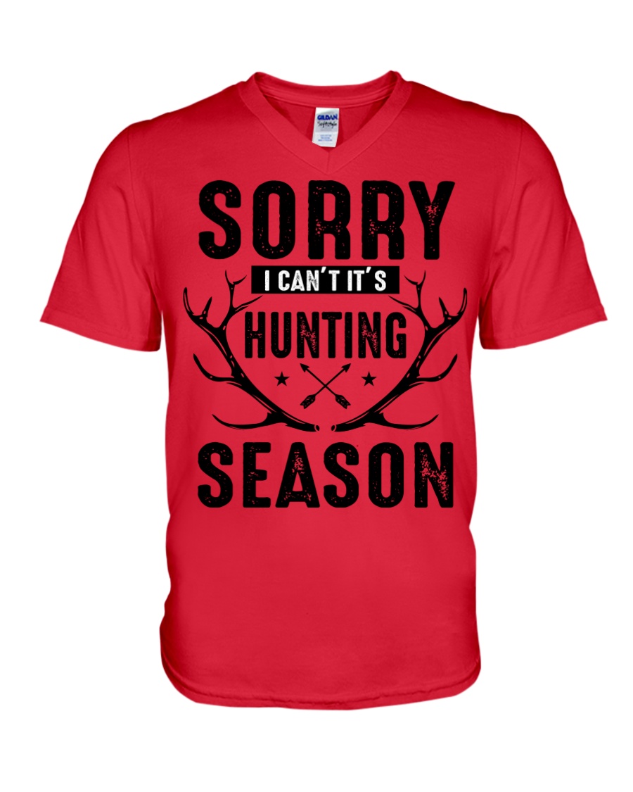 Sorry I can't V-Neck T-Shirt
