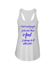 I don't insult people Ladies Flowy Tank thumbnail
