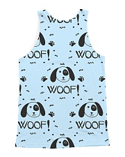 Woof 1 All-over Unisex Tank back