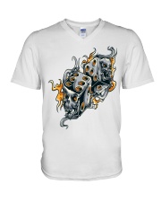 Gamblers Dice V-Neck T-Shirt thumbnail