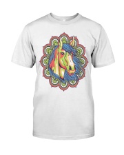Horse Mandala Classic T-Shirt front