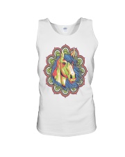 Horse Mandala Unisex Tank tile