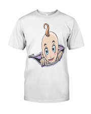 Pregnant Zipper Baby Classic T-Shirt tile