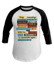 Text Tee 1 Baseball Tee thumbnail